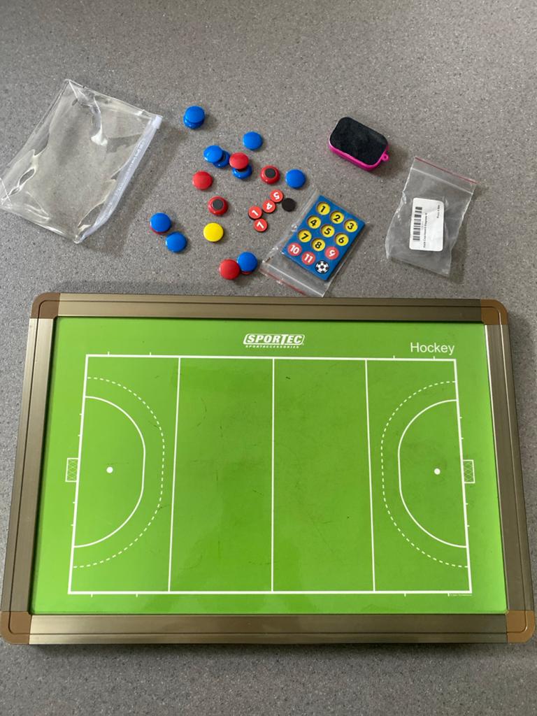 Hockey tactiekbord Sportec, magnetisch, Ophalen of Verzenden, Gebruikt, Overige typen