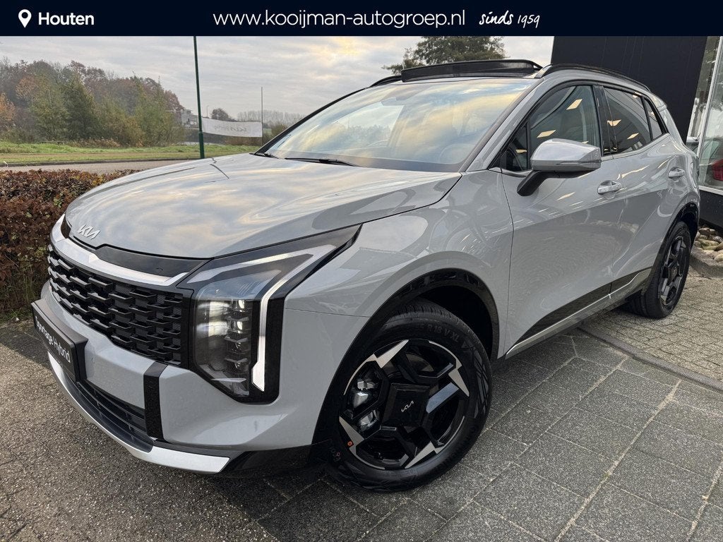 Kia Sportage 1.6 T-GDi Hybrid DynamicPlusLine , Snel Leverba, Auto's, Kia, Adaptive Cruise Control, Euro 6, 4 cilinders, Leder en Stof