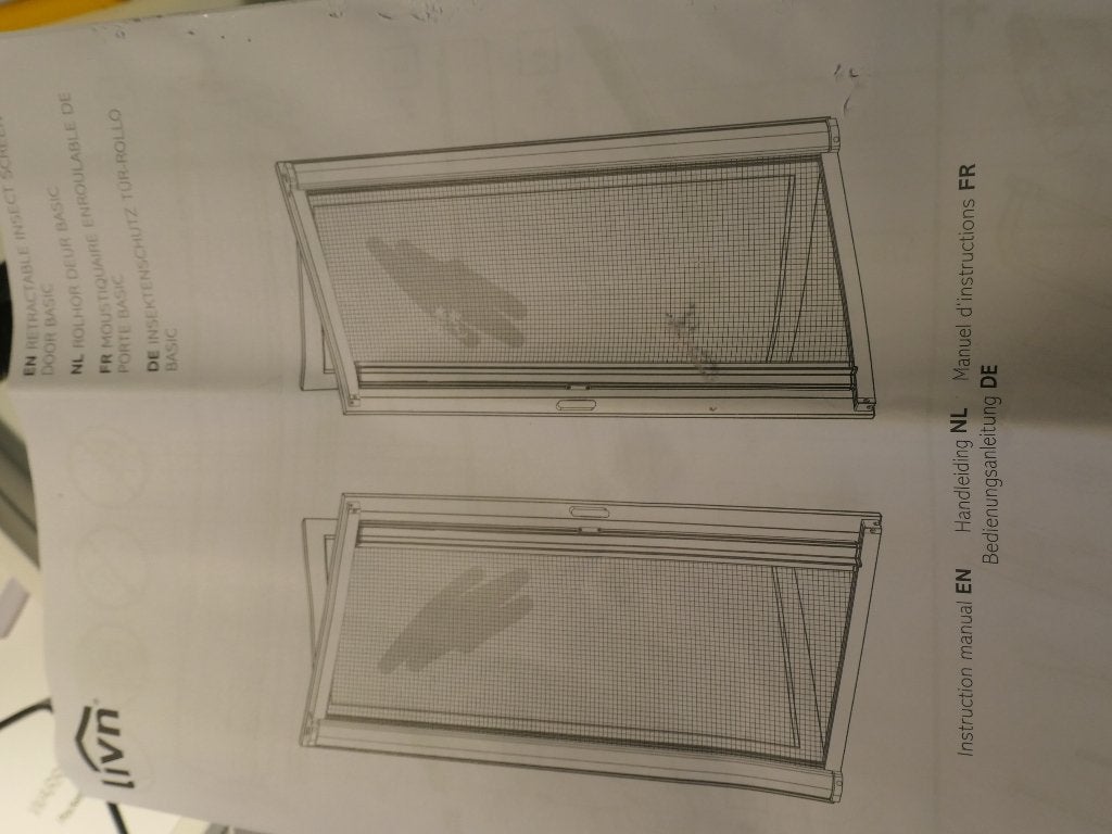 NIEUW  Livn rolhordeur Basic wit 105x205 cm, Huis en Inrichting, Ophalen, Nieuw, Wit