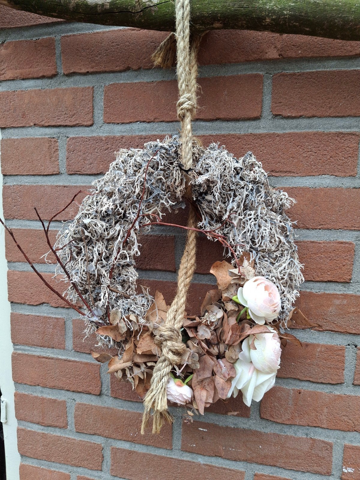 Handgemaakte krans teab vandaag, Ophalen of Verzenden