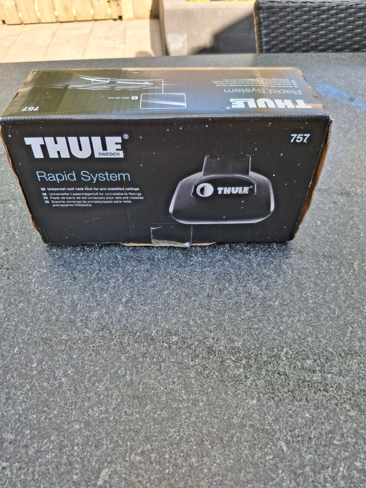 Thule Rapid System 757 en Load Bar 761 Dakkofferdragers, Auto diversen, Ophalen of Verzenden