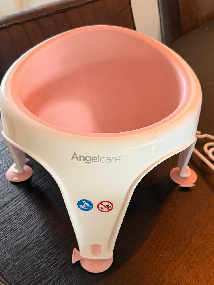 Angelcare badzitje - Roze, Overige merken, Ophalen of Verzenden, Zo goed als nieuw, Badzitje of Badring