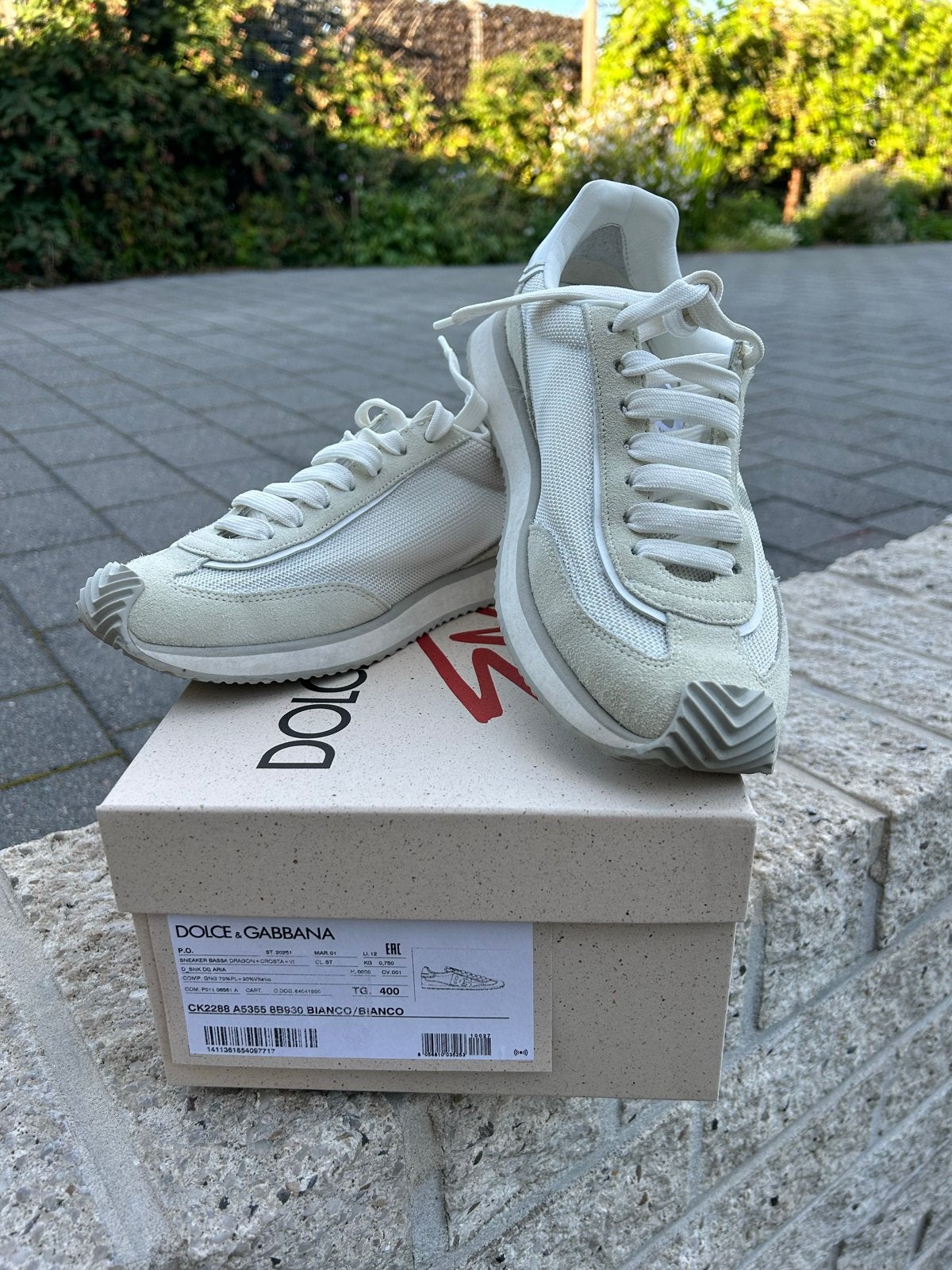 Dolce & Gabbana Sneakers - Maat 40 - Zo goed als nieuw, Ophalen of Verzenden, Zo goed als nieuw, Wit, Sneakers of Gympen