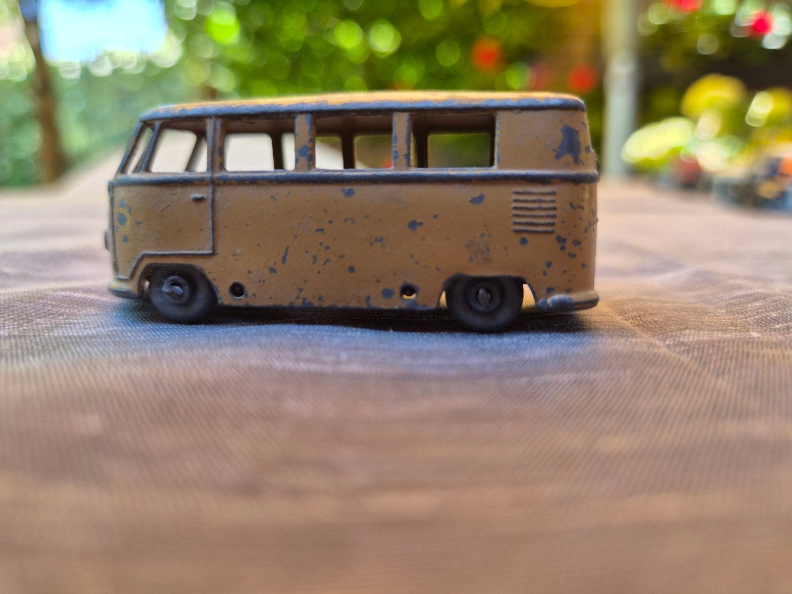 Vintage Lesney Matchbox No. 12 VW T1 Microbus (bespeeld), Ophalen of Verzenden