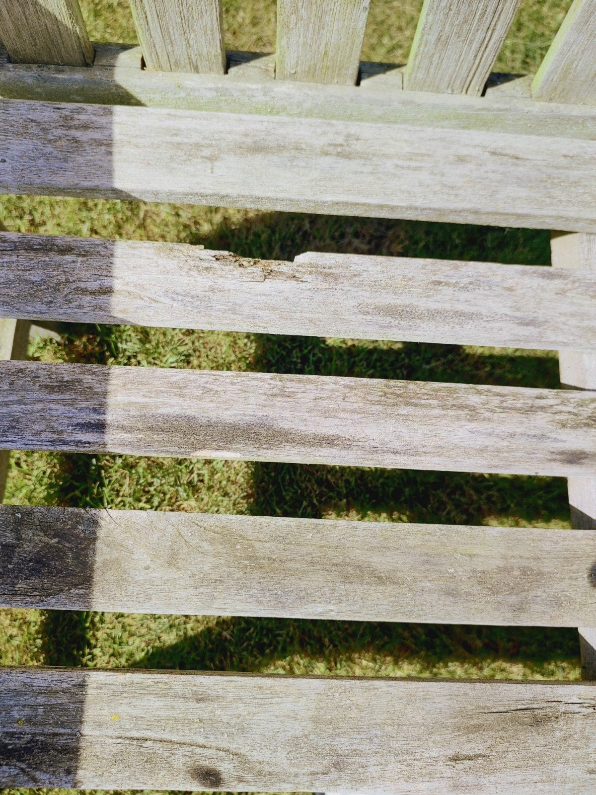 Houten tuinbank - opknapper, Tuin en Terras, Ophalen, Gebruikt, Hout