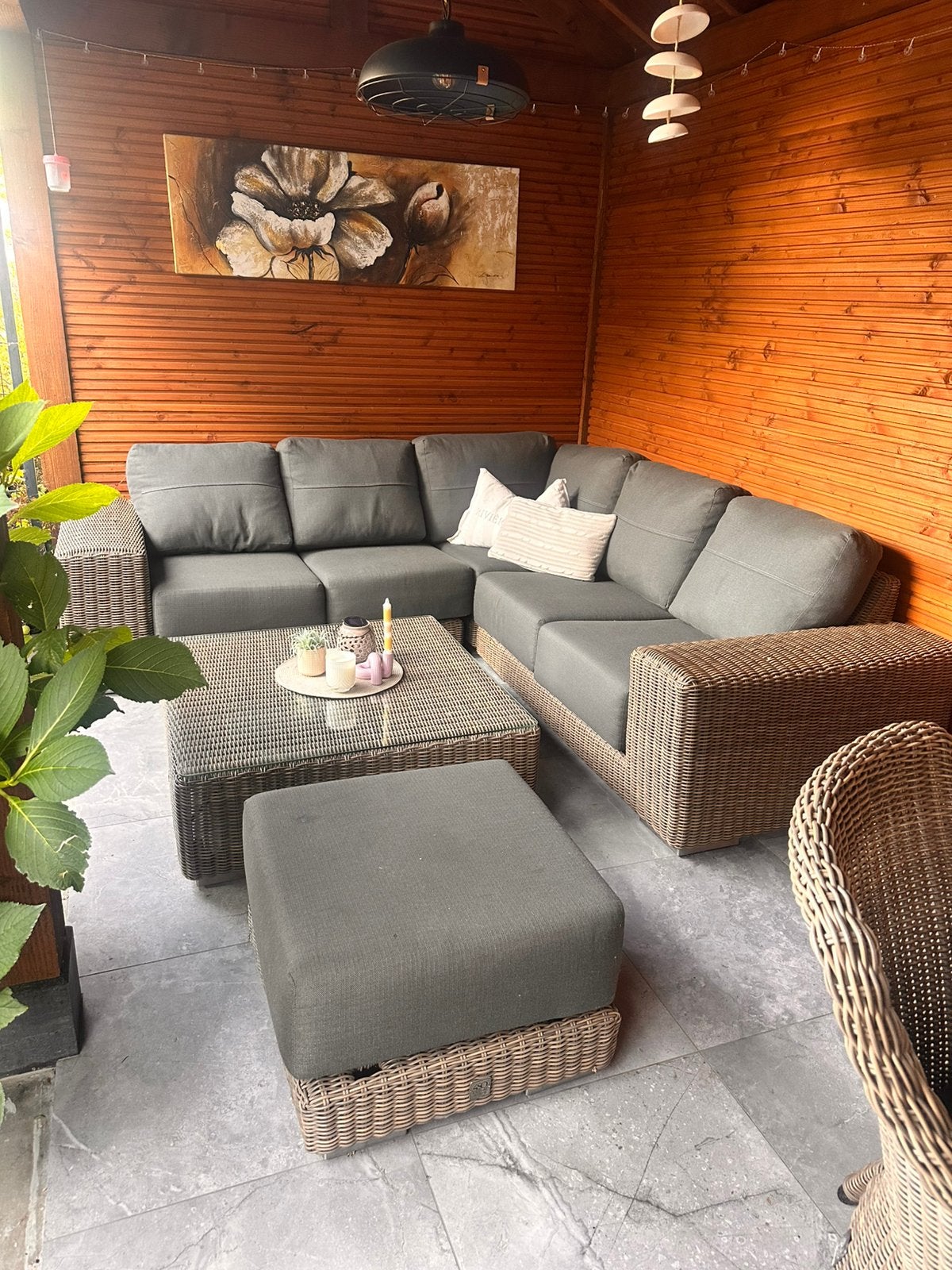 4Seasons Outdoor4SO loungeset +dining tuinset/apart of samen, Ophalen of Verzenden, Zo goed als nieuw, Wicker, Eettafel