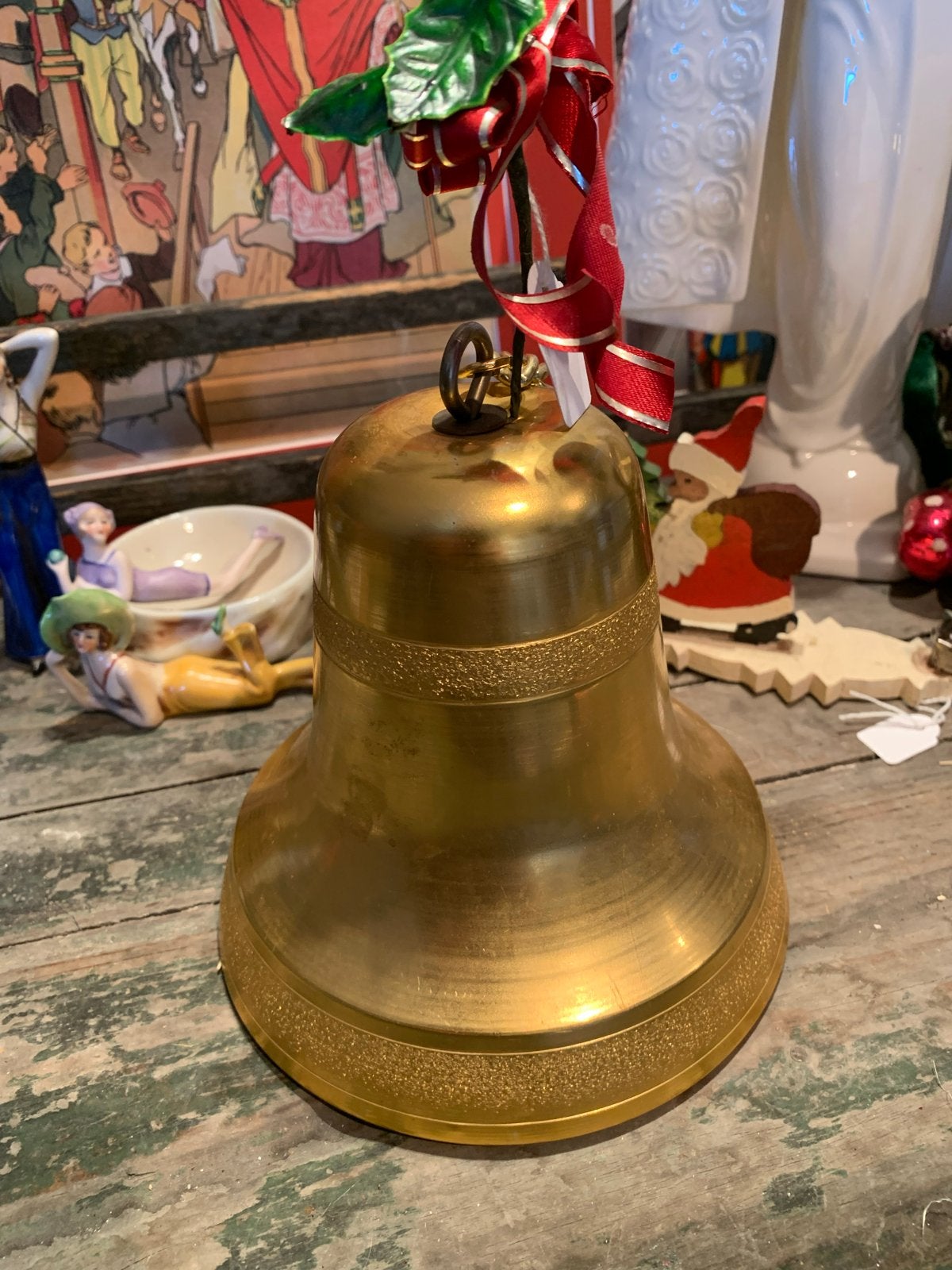 Vintage Japanse Speeldoos in de vorm van een Bel, Ophalen of Verzenden