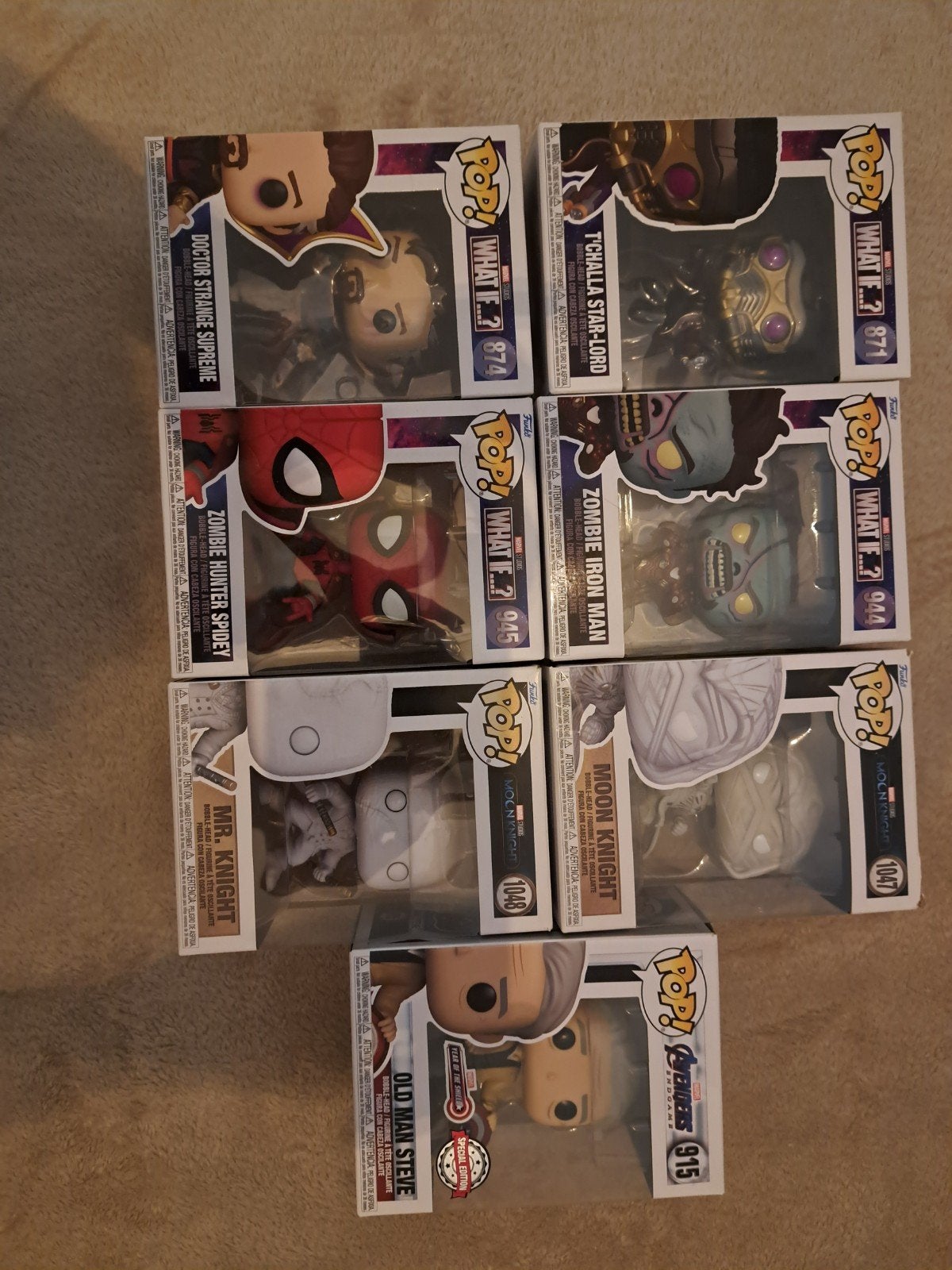 Funko Pop! Marvel Collectie - 7 stuks, Ophalen of Verzenden, Nieuw