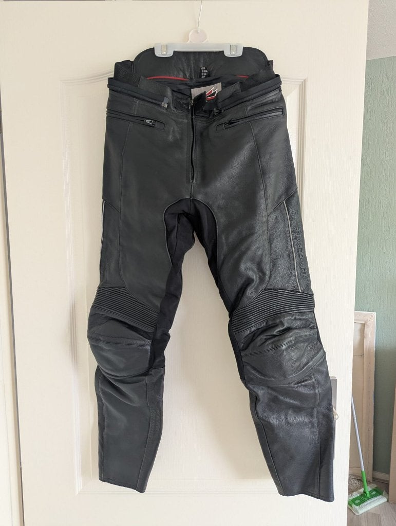 Motorbroek leder Dames maat 40 Hein Gericke, Motoren, Ophalen, Hein Gericke, Broek | leer, Dames