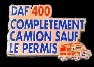 DAF '400 pin uit Frankrijk, Verzenden, Nieuw, Merk, Speldje of Pin