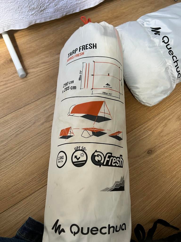 Quechua Tarp Fresh - Lichtgewicht en UV-bestendig, Caravans en Kamperen, Caravan accessoires, Gebruikt, Ophalen
