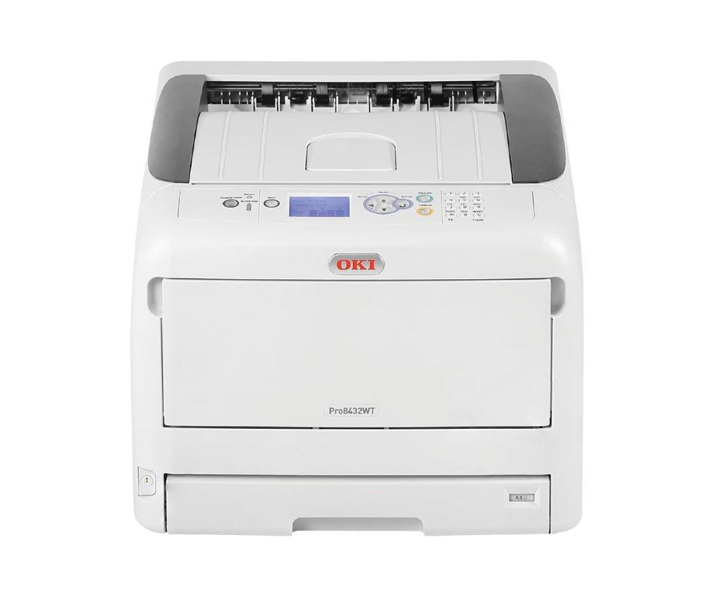 OKI Pro8432WT witte toner printer A3 + extra toner ZGAN, Ophalen, Kleur printen, Zo goed als nieuw, LED-printer
