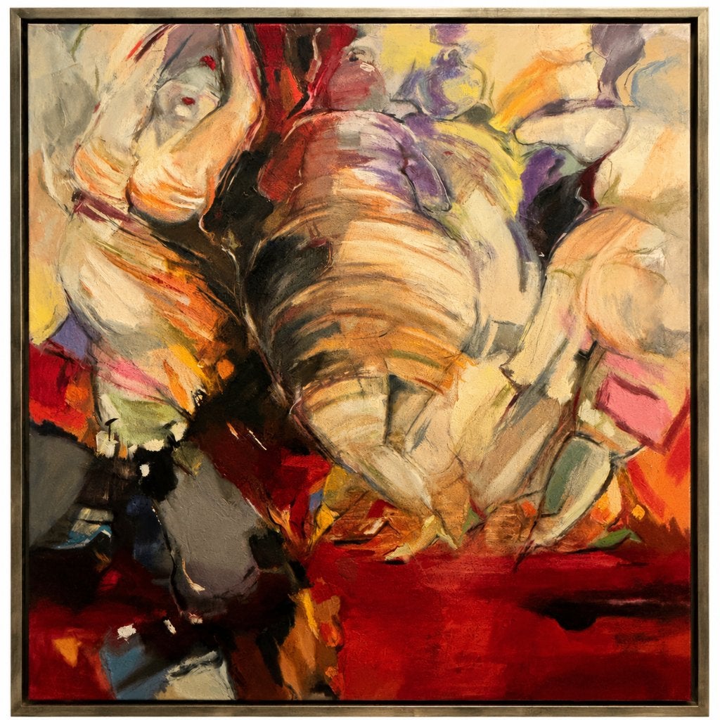 Schilderij Dansende vrouwen - Maria Kemps, Ophalen