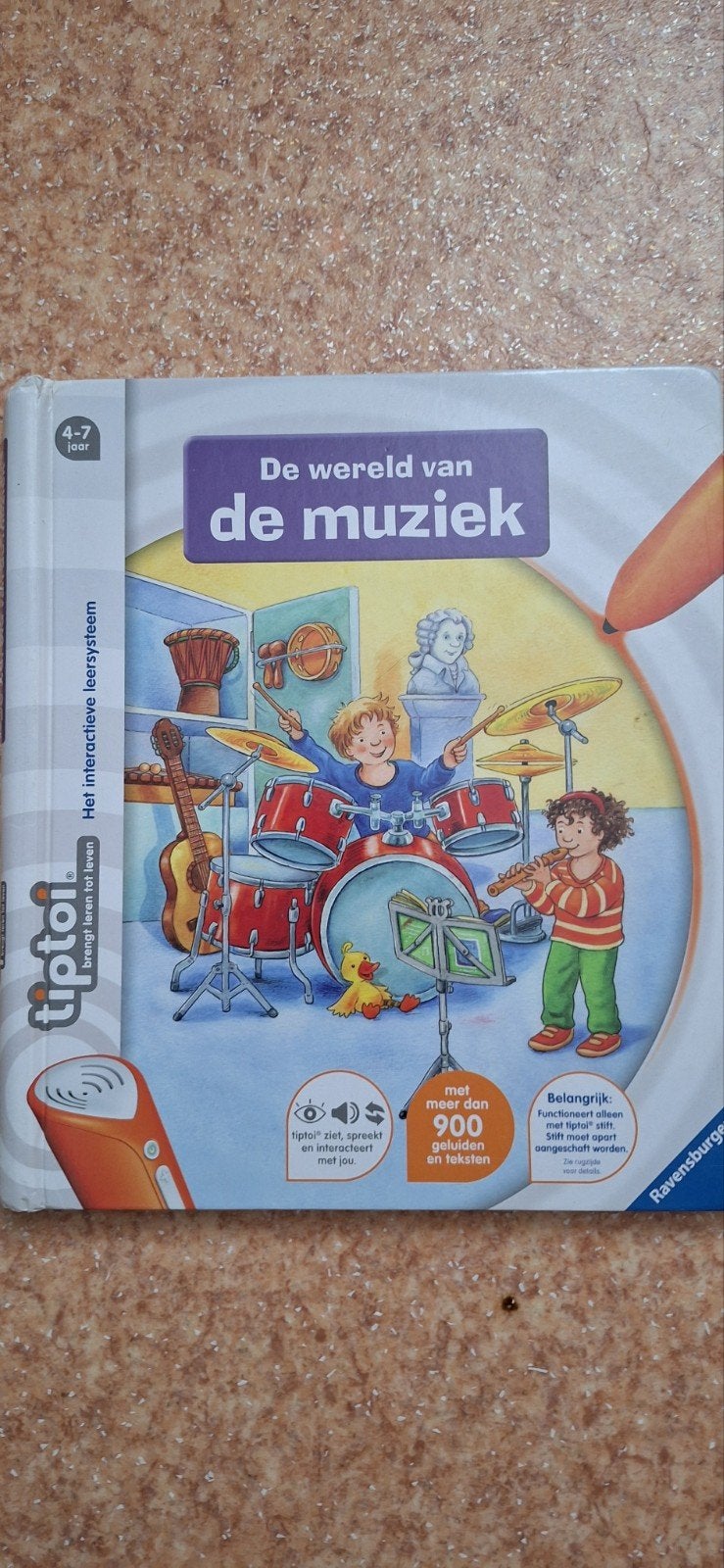 Tiptoi boek: De wereld van de muziek (4-7 jaar), Ophalen of Verzenden