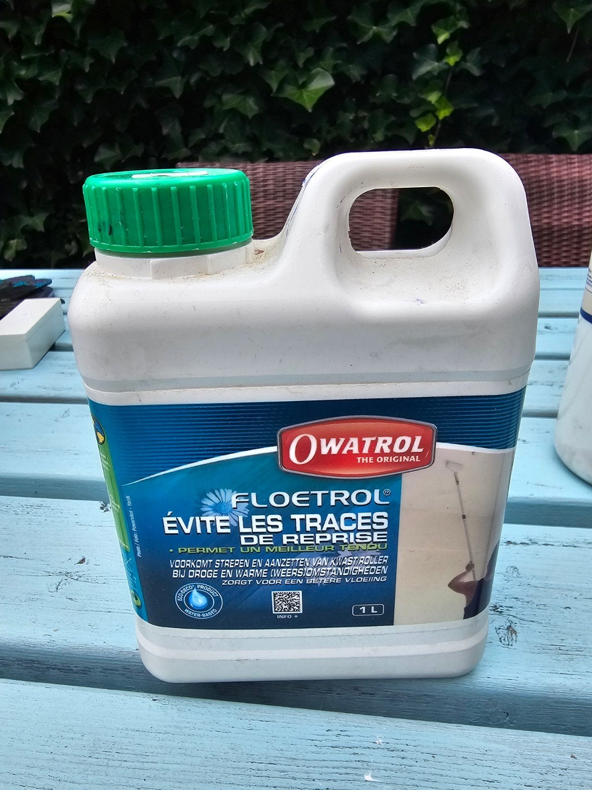 Owatrol Floetrol verfadditief 1L - Voorkomt strepen, Gebruikt, Overige kleuren, Ophalen of Verzenden, Verf
