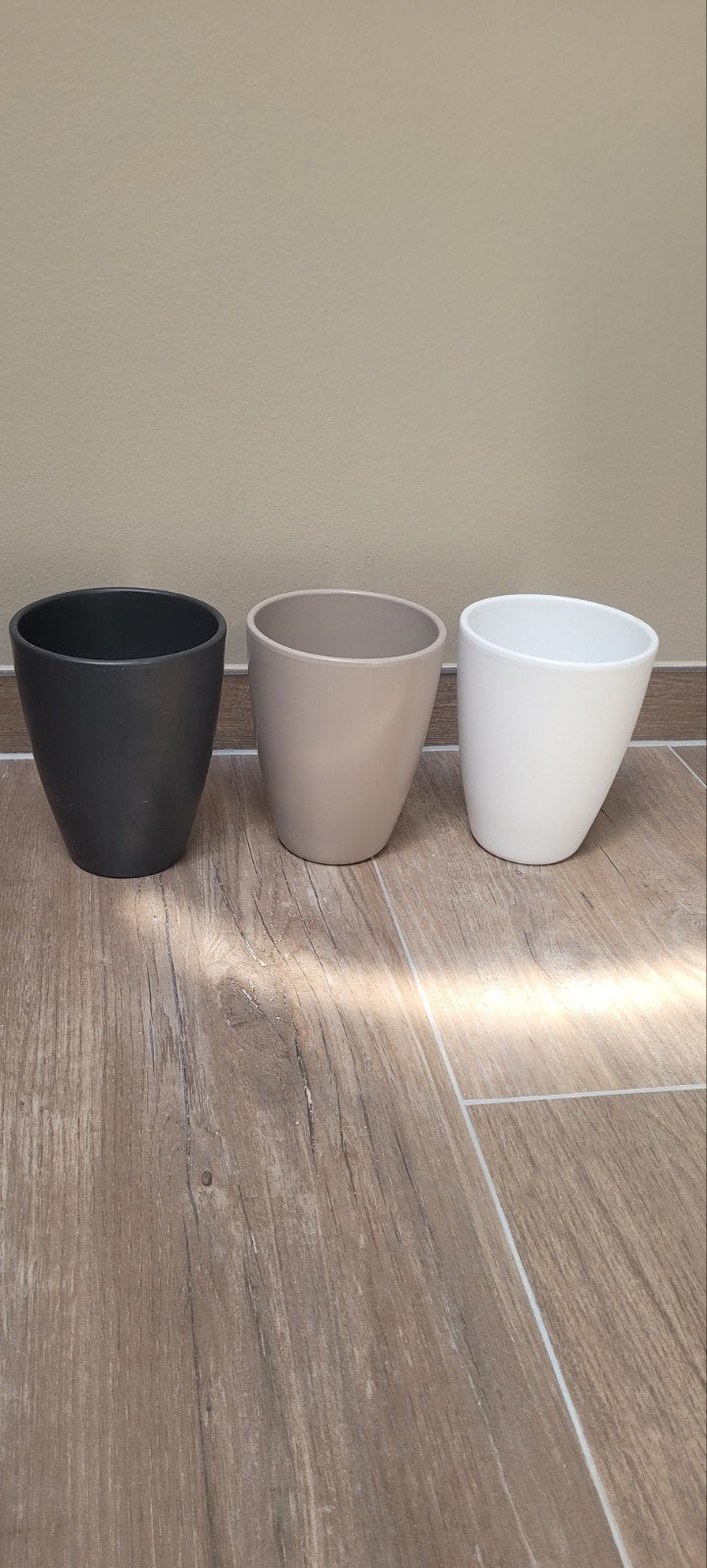 3 orchid potten, Ophalen, Rond, Zo goed als nieuw, Aardewerk