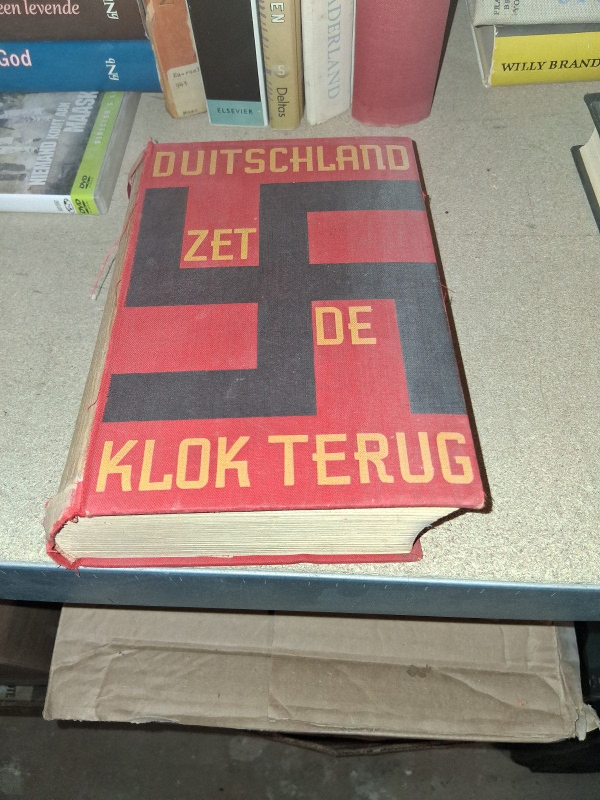 Duitschland Zet De Klok Terug - Edgar Ansel Mowrer (1933), Boeken, Geschiedenis | Vaderland, Ophalen of Verzenden, 20e eeuw of later