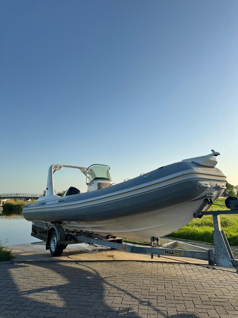 Sacs 590 135pk Mercury, Watersport en Boten, Ophalen, Mercury