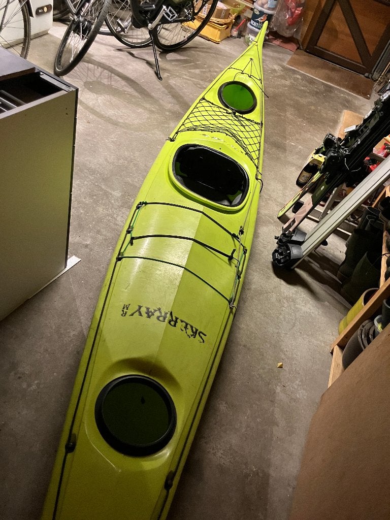 Mooie Skerray kayak, Ophalen, Gebruikt, Eén persoon, Kajak