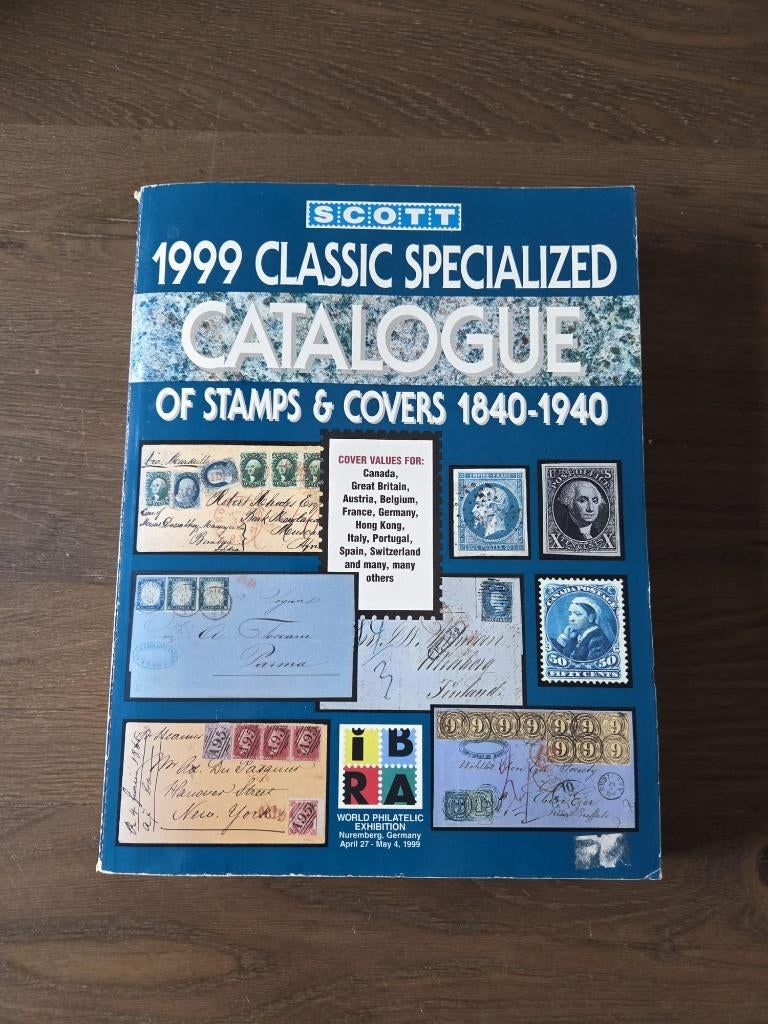 Scott 1999 Classic Specialized Catalogue: 1840-1940, Postzegels en Munten, Postzegels | Toebehoren, Ophalen of Verzenden, Catalogus