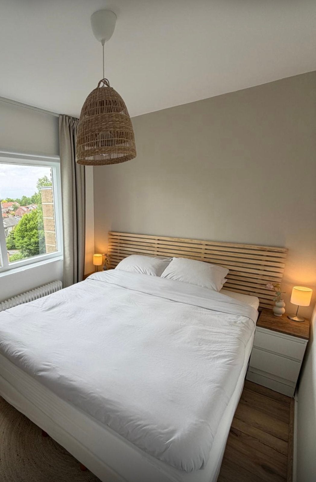 Wandpaneel / hoofdeind bed 90x200 cm, Ophalen, Gebruikt, 90 cm, Overige kleuren