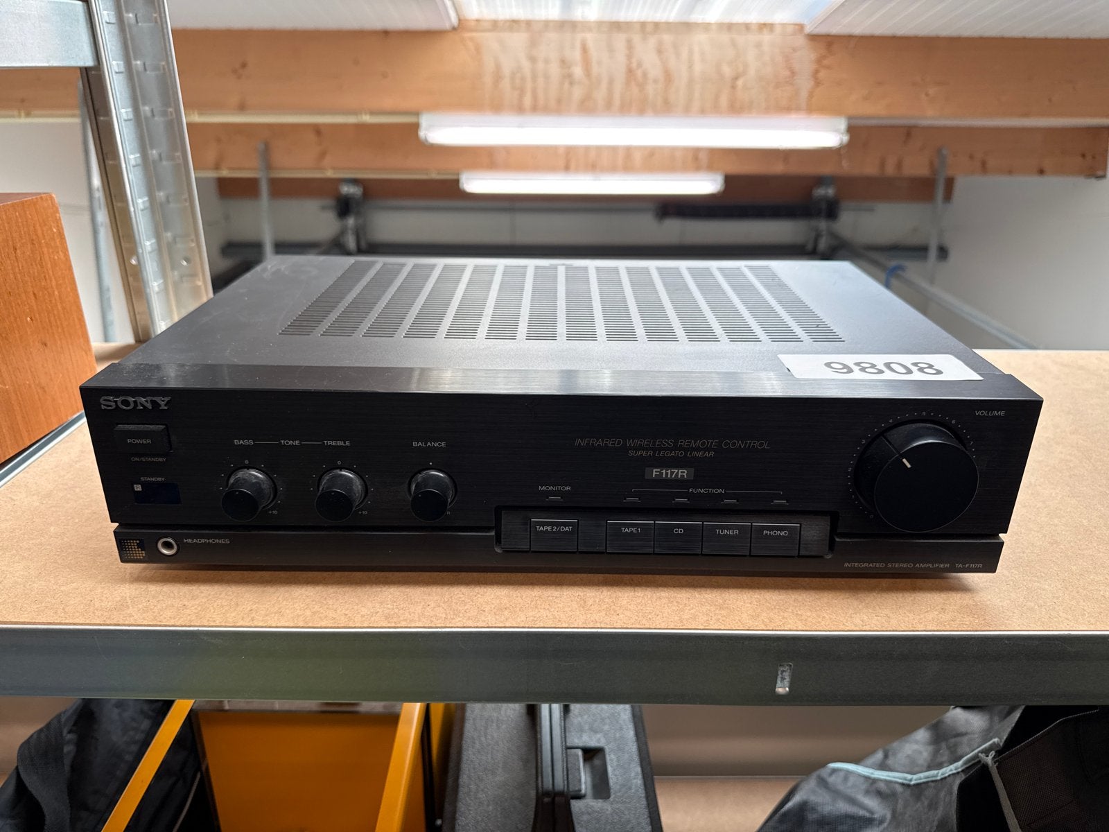 Sony TA-F117R Stereo Geïntegreerde Versterker, Gebruikt, Ophalen of Verzenden, 60 tot 120 watt, Sony