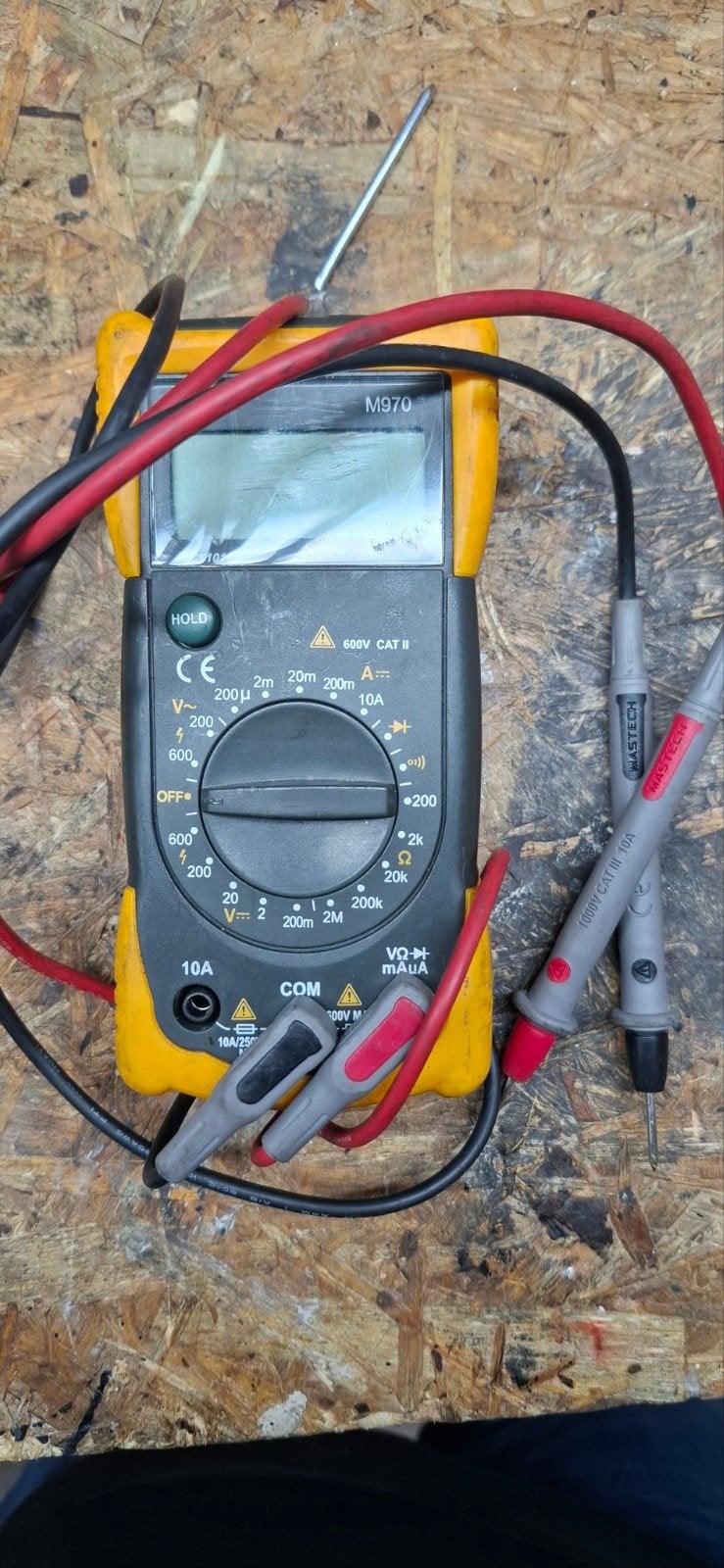 EL-RO M970 Multimeter met meetsnoeren, Ophalen of Verzenden, Gebruikt, Multimeter