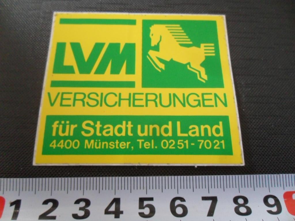 sticker Duitsland Münster LVM Versicherungen, Ophalen, Zo goed als nieuw