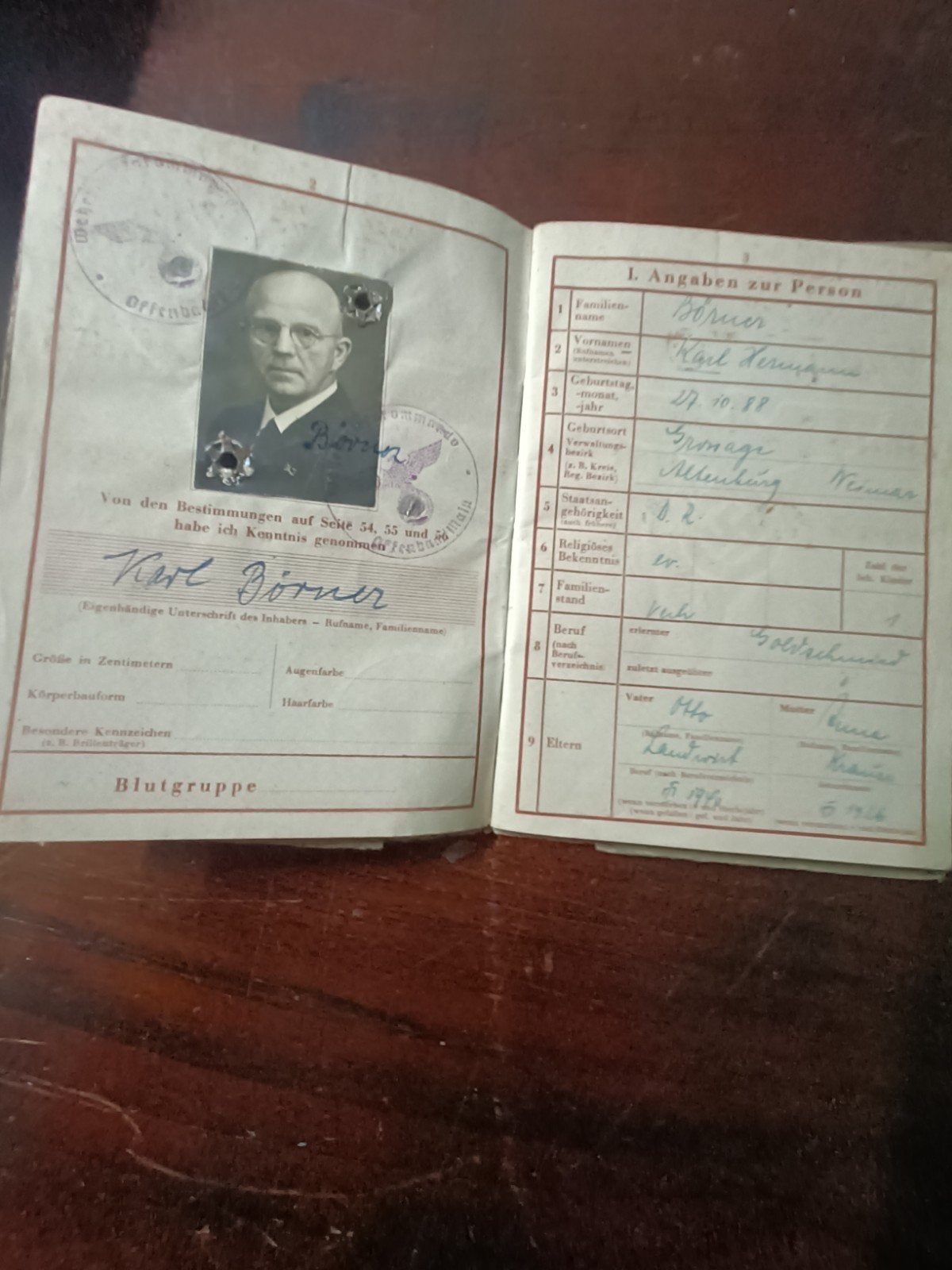 Kleine nalatenschap wo1, Ophalen of Verzenden, Landmacht, Duitsland, Overige typen