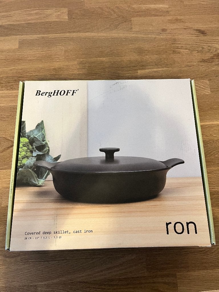 BergHoff gietijzeren pan, Huis en Inrichting, Keuken | Potten en Pannen, Ophalen, Nieuw, Overige merken, Braadpan