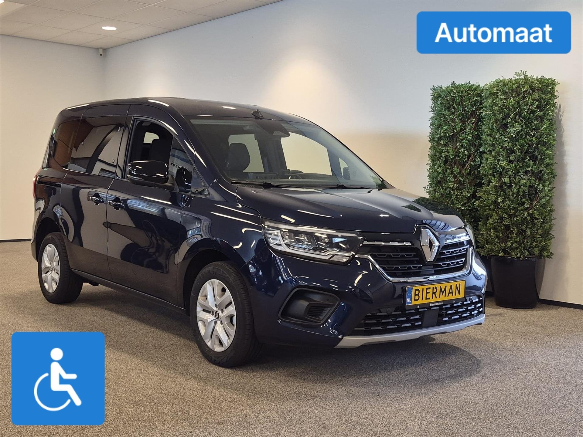 Renault Kangoo Rolstoelauto Automaat 4+1, Auto's, Automaat, 12 maanden, Zwart, 1333 cc