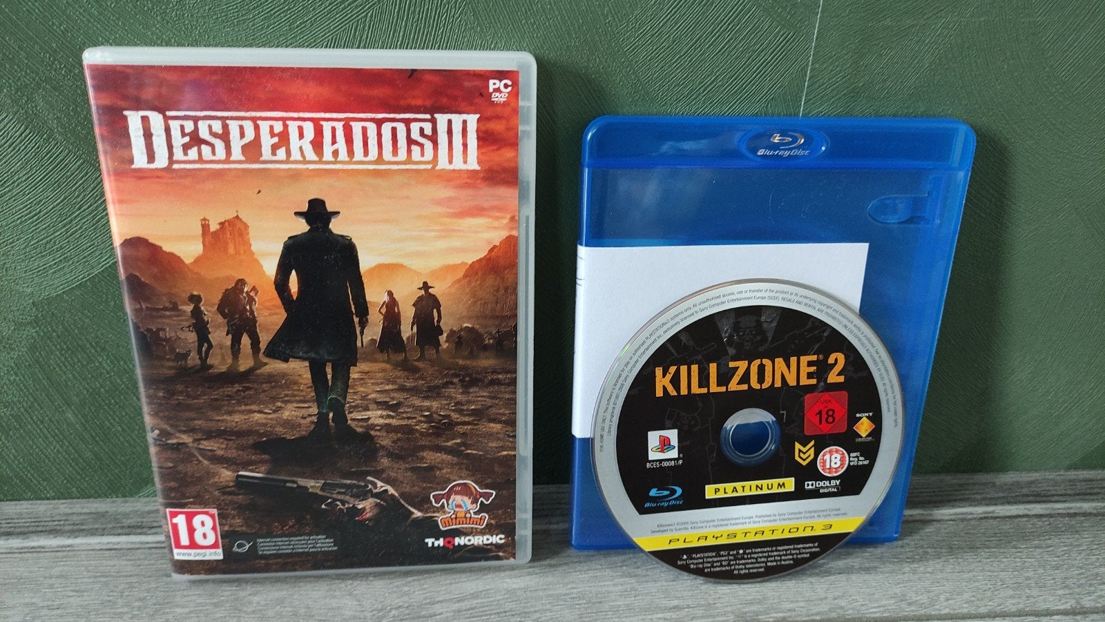 Killzone 2 ps3 en gratis desperados 3 pc game, 3 spelers of meer, Ophalen of Verzenden, Zo goed als nieuw, Vanaf 3 jaar