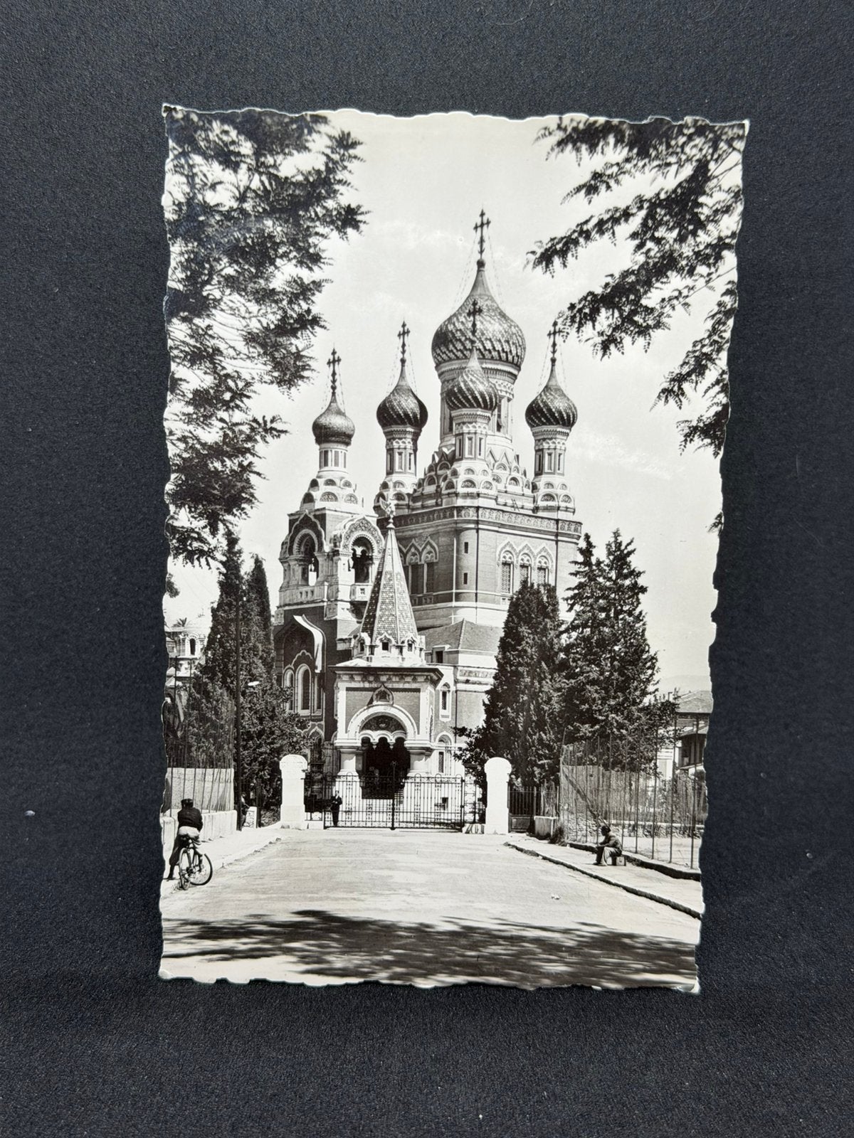 Oude Ansichtkaart 1958 Nice Russische Kerk L'Eglise Russe, Ophalen of Verzenden, 1940 tot 1960, Frankrijk