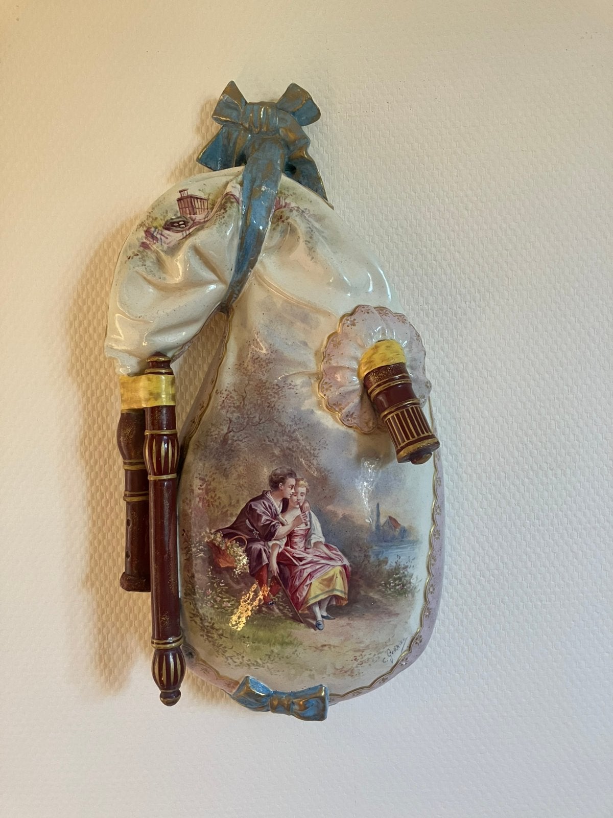 Muurvaas Musette de Cour Doedelzak, Ophalen of Verzenden