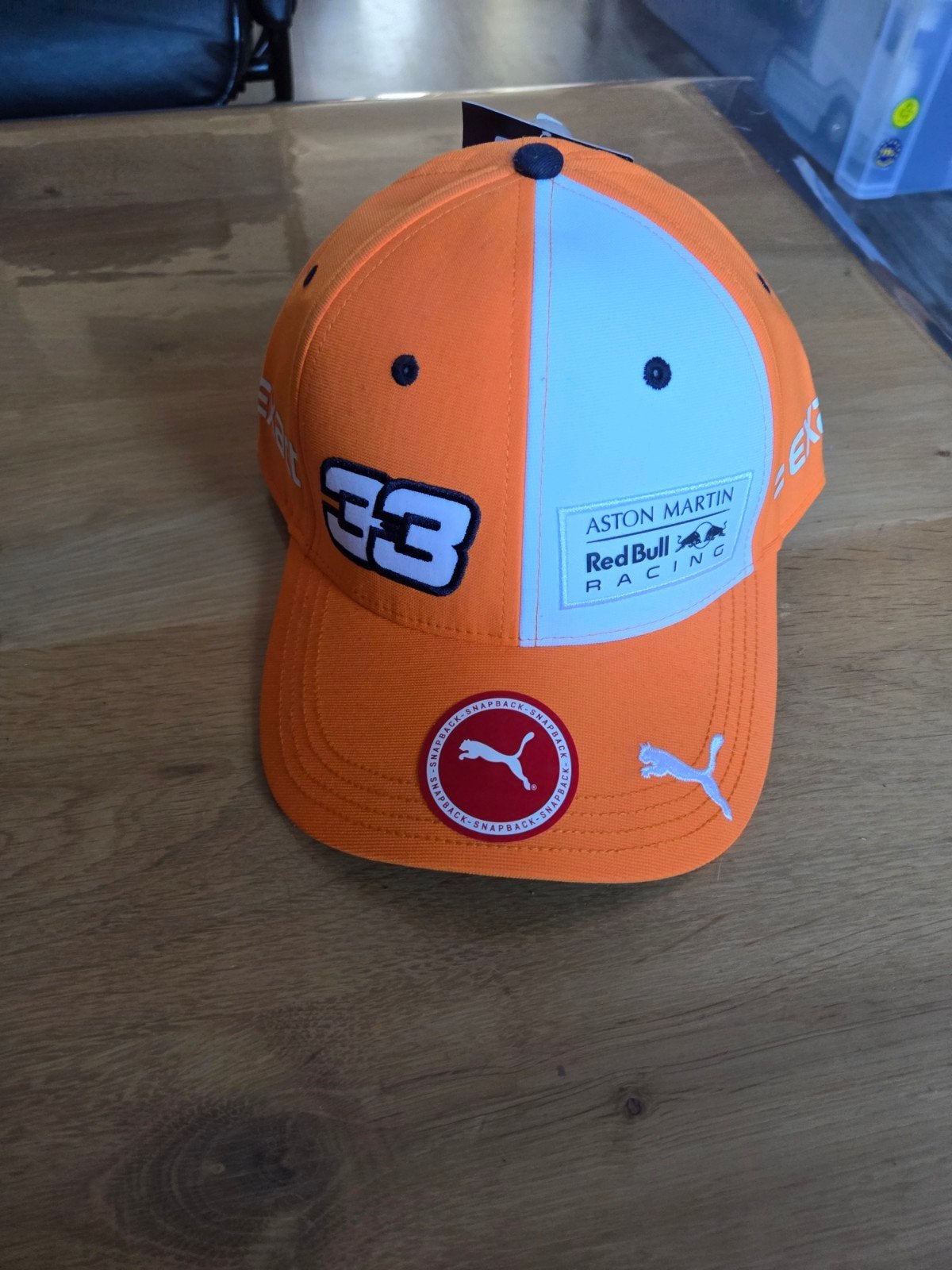 Max Verstappen Red Bull Racing Cap - Oranje/Wit, Nieuw, Pet, Red Bull Racing, One size fits all