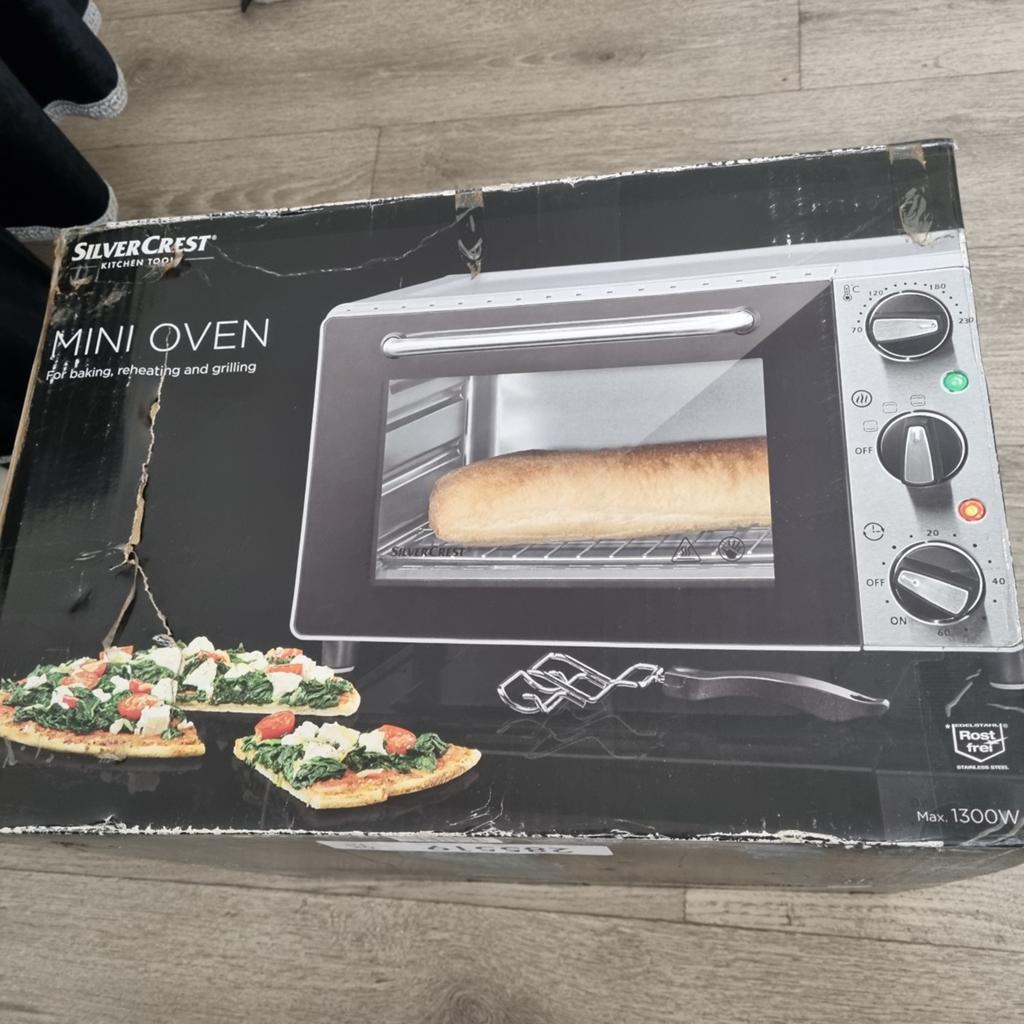 Nieuwe SILVERCREST MINI OVEN 230 WATT., Ophalen of Verzenden, Nieuw, Minder dan 45 cm, Minder dan 45 cm