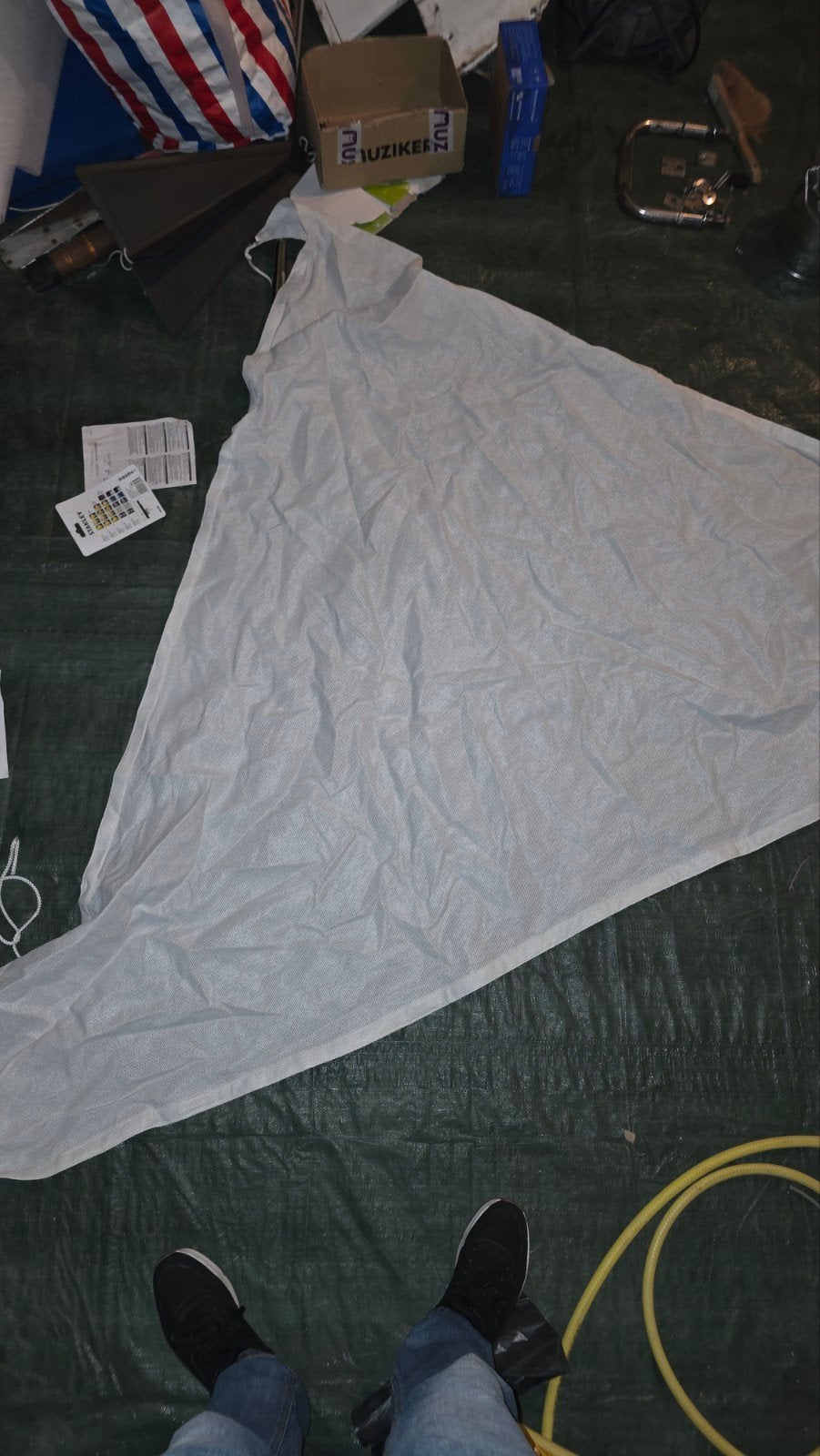 Zonnedoek 2m breed, 2.5m uitval, Ophalen of Verzenden