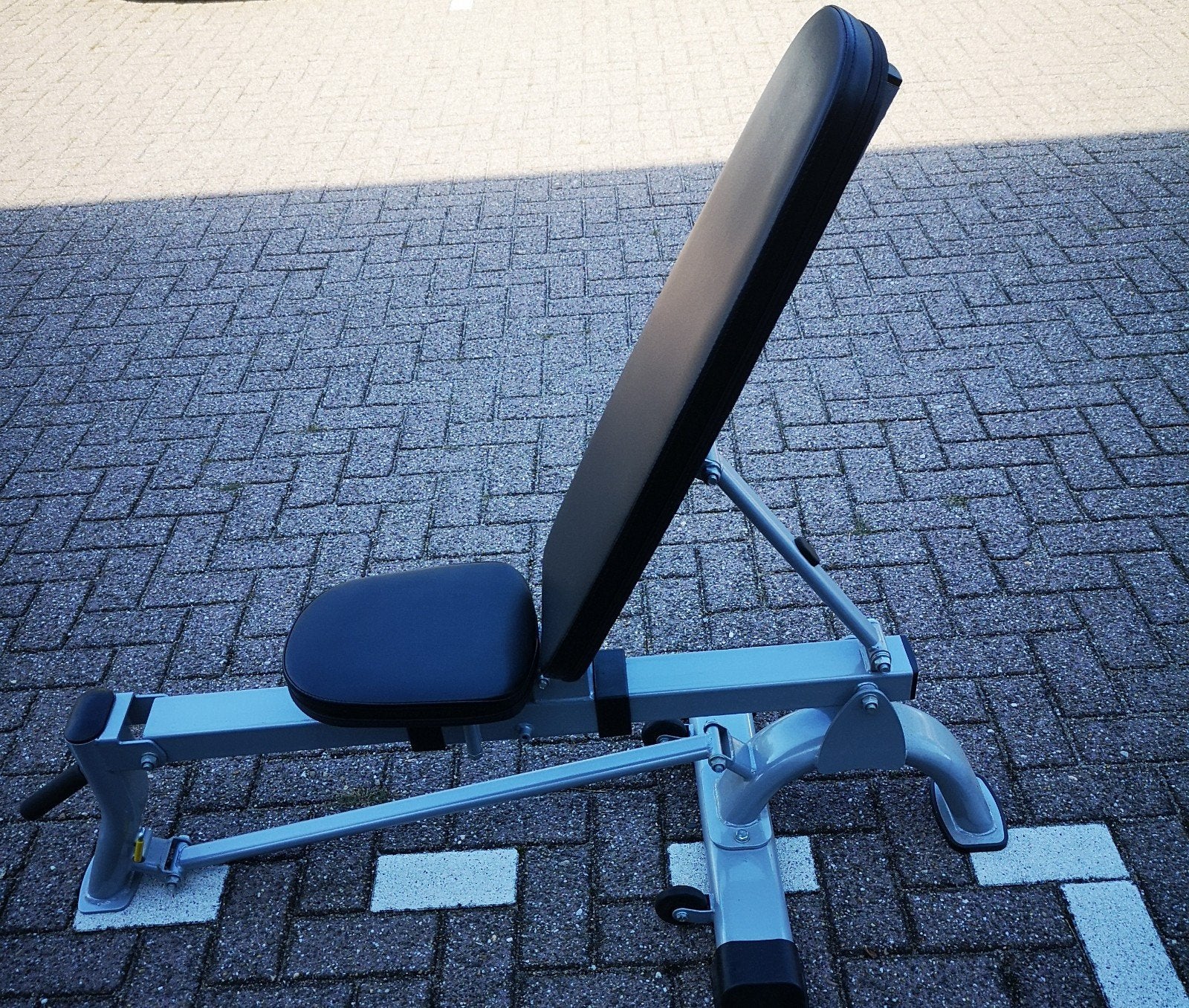Verstelbare Halterbank voor Homegym, Sport en Fitness, Ophalen, Gebruikt, Armen, Fitnessbank