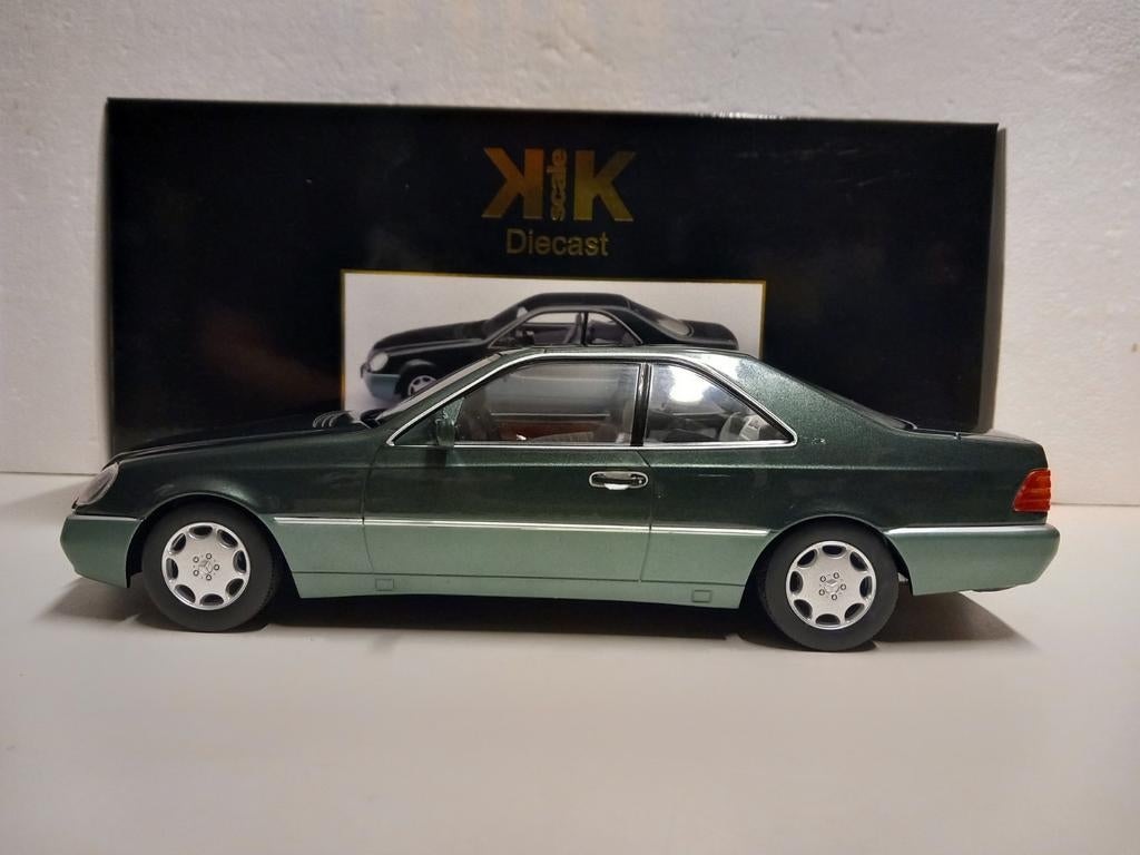 Mercedes Benz 600 SEL Coupe green KK Limited 1:18 KRD, Ophalen of Verzenden, Zo goed als nieuw, Auto, Overige merken