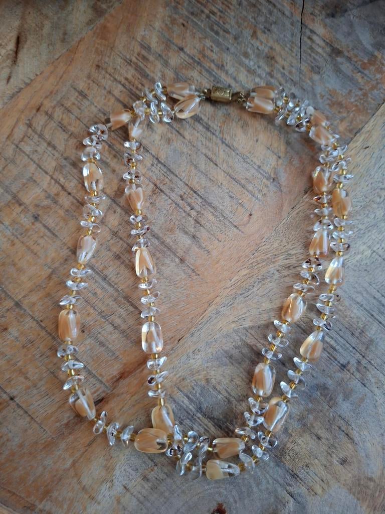 Leuke ketting te koop, Ophalen of Verzenden, Zo goed als nieuw, Overige materialen