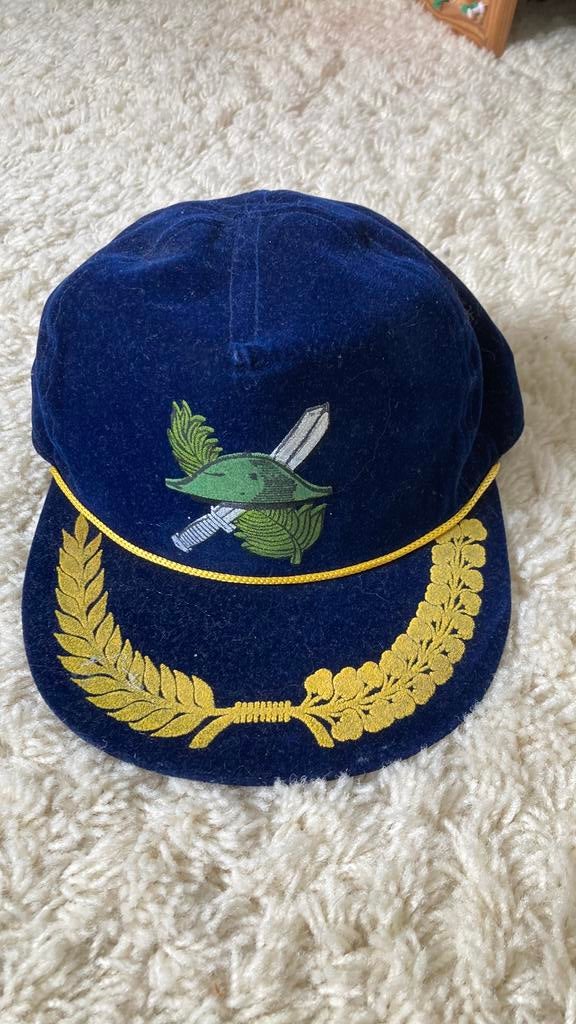 KNIL basebalpet, Verzamelen, Ophalen of Verzenden, Landmacht, Nederland, Embleem of Badge
