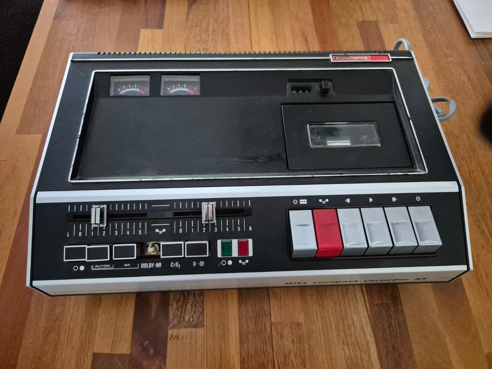 Grundig C444 Cassettedeck - Vintage Stereo Recorder, Ophalen of Verzenden, Enkel, Overige merken, Tape counter