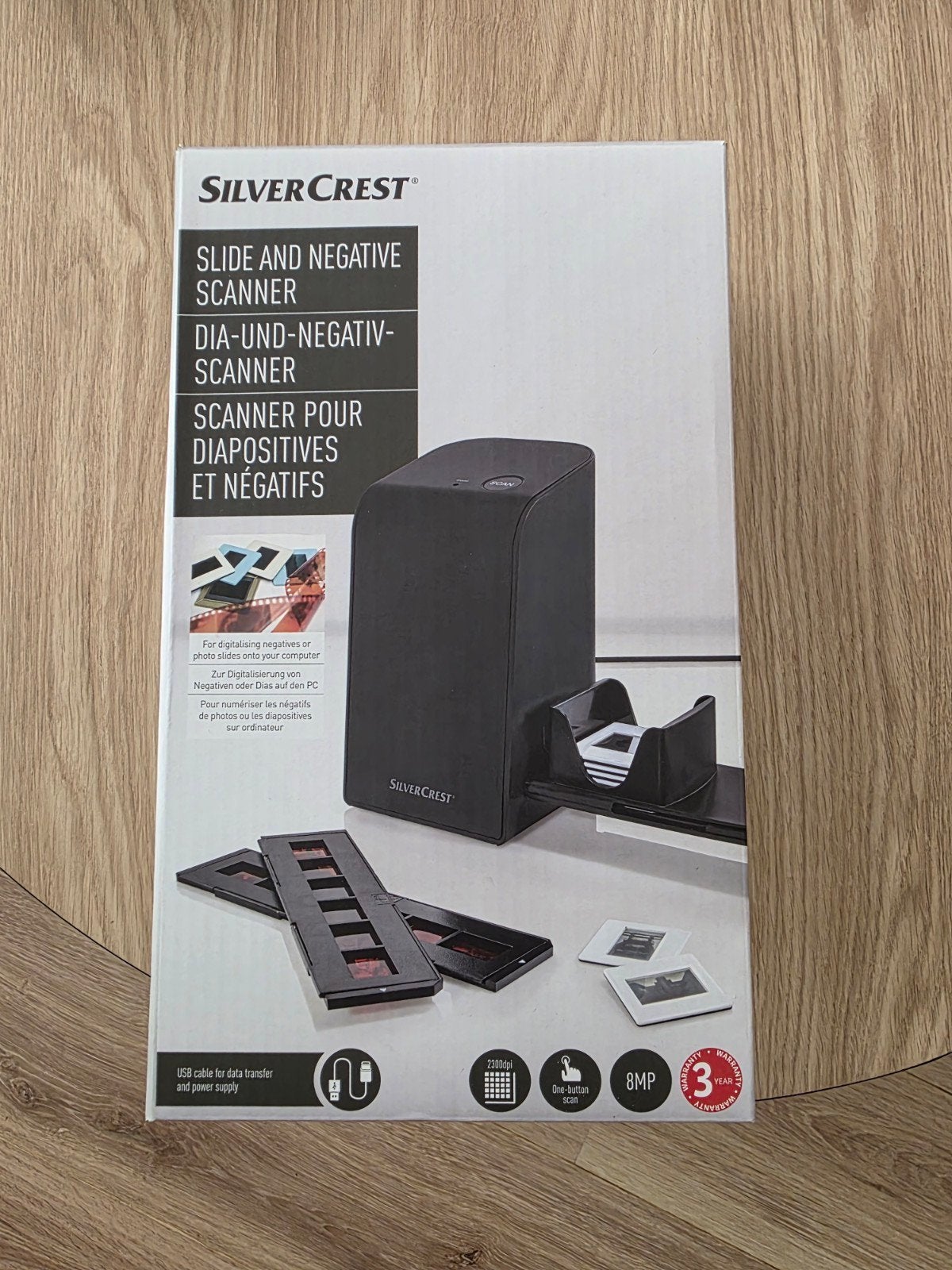 Dia en negatieven scanner, Diascanner, MacOS, Zo goed als nieuw, SilverCrest