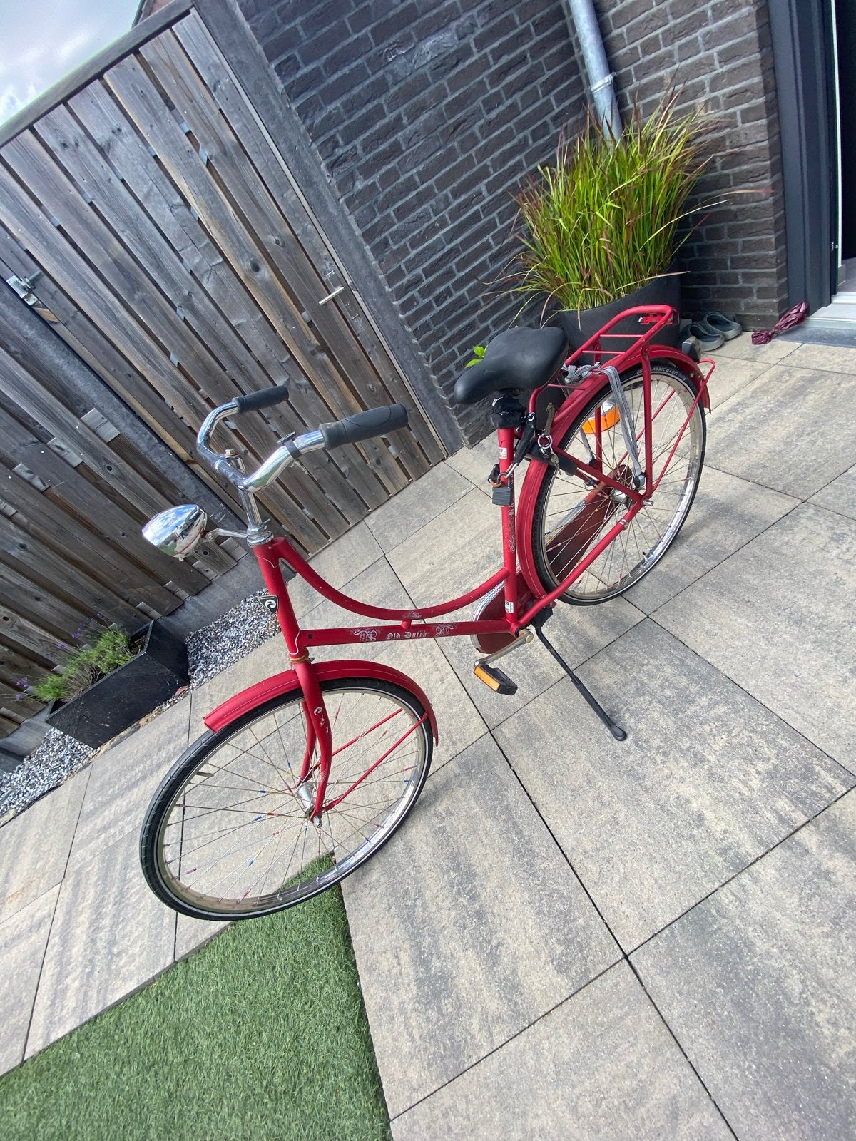 Fiets met lekke achterband (klein gaatje), Ophalen, Gebruikt, Overige merken