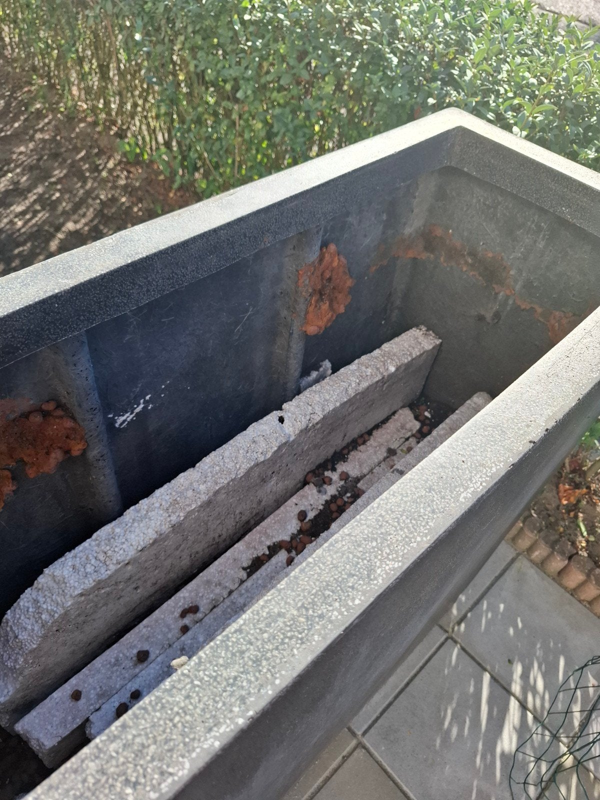 plantenbak, Tuin en Terras, Ophalen, Overige materialen, Gebruikt, Rechthoekig