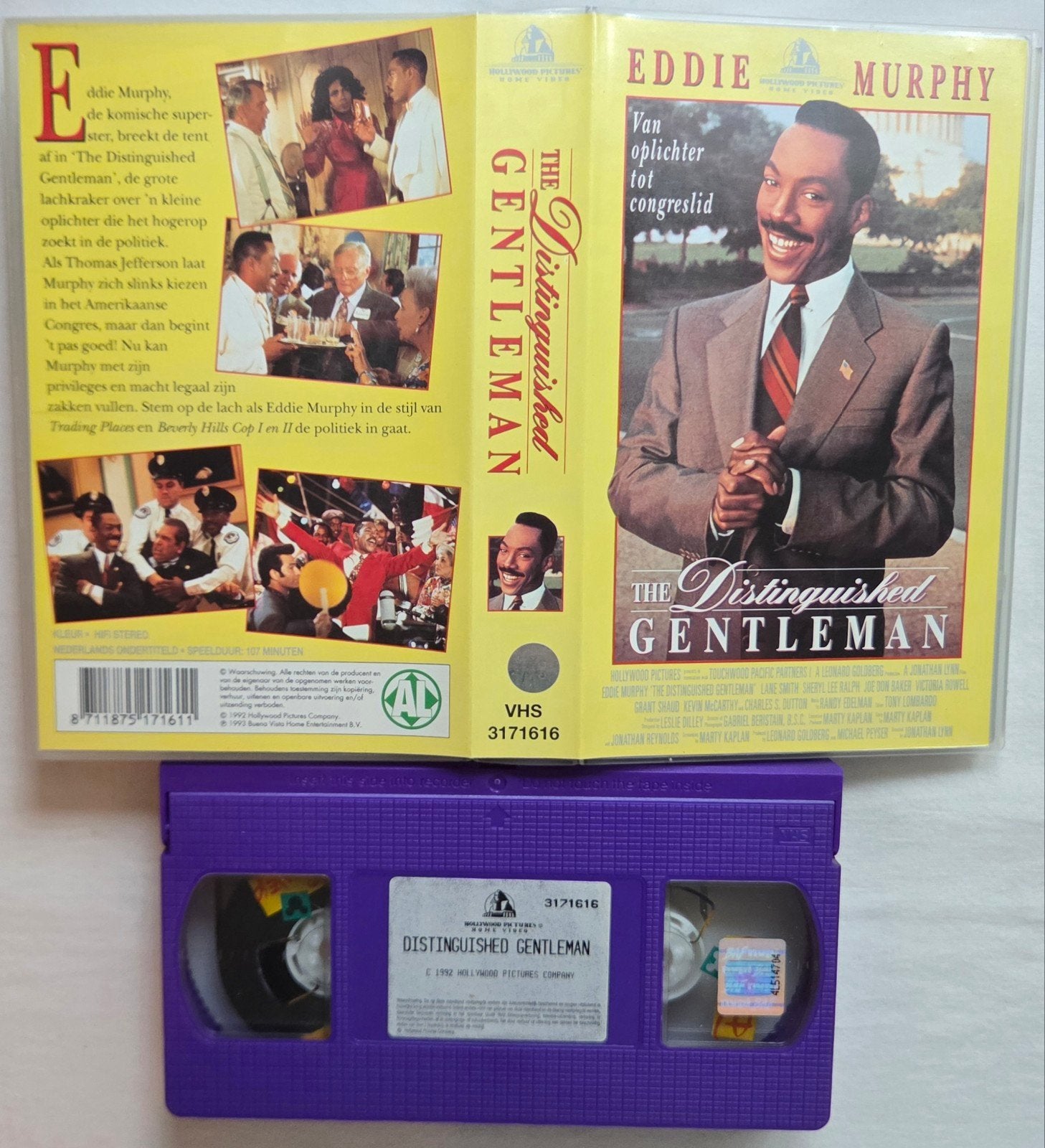 Eddie Murphy Distinguished Gentleman VHS Comedy, Alle leeftijden, Ophalen of Verzenden, Gebruikt, Komedie