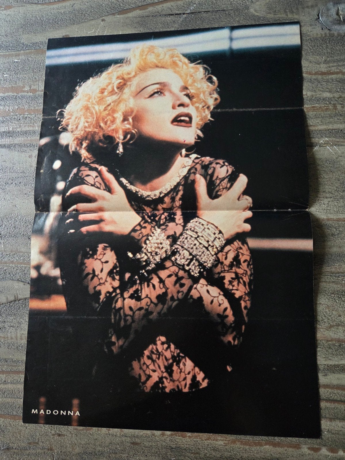 Madonna poster - Vintage muziekposter, Ophalen of Verzenden, A1 t/m A3, Film en Tv