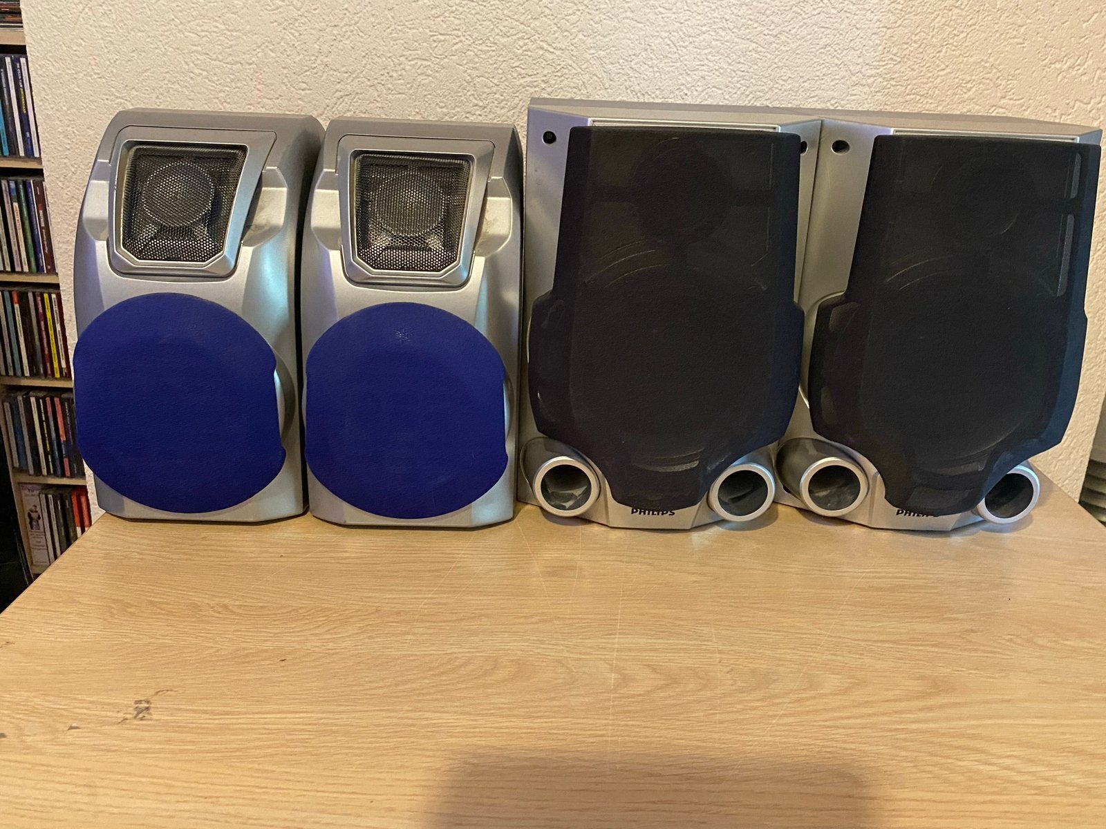 2 paar luidsprekers: Audio Sonic TXCD-1170 & Philips FB 910, Ophalen, Philips, Gebruikt, Speakerset