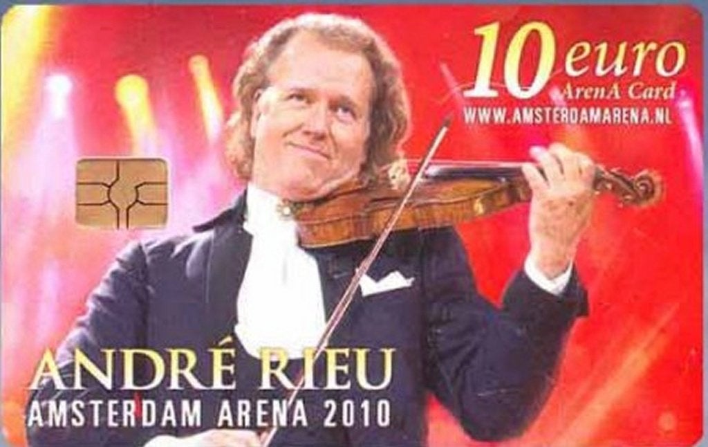 ArenA kaart A116 André Rieu Amsterdam Arena 2010 gebruikt, Ophalen of Verzenden, Nederland