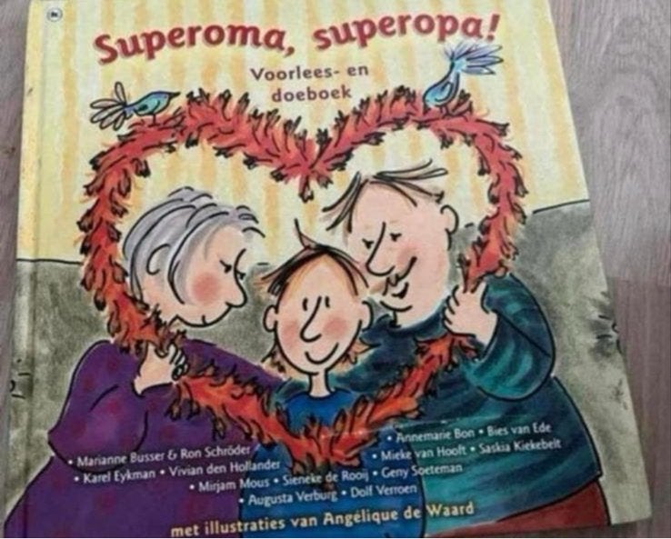 SUPEROMA, SUPEROPA voorlees- EN DOEBOEK - Annemarie Bon, Ophalen of Verzenden, Gelezen